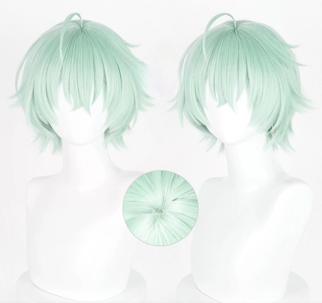 Men Accessories Look - Game Genshin Impact Alyosha Cosplay Wig
