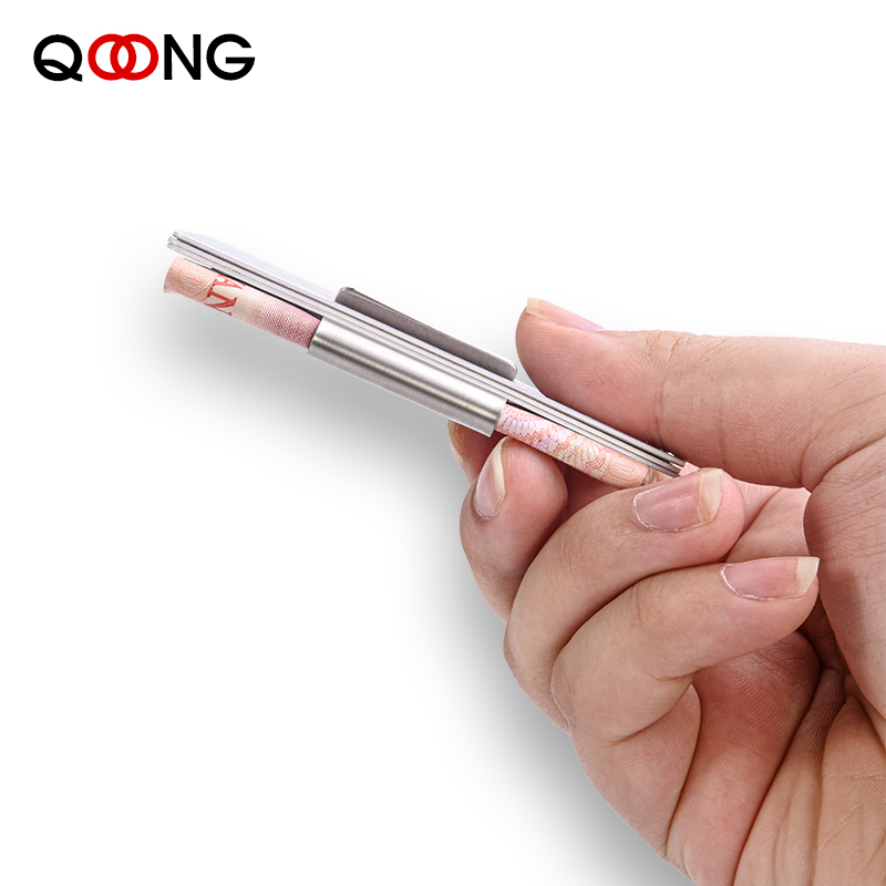 QOONG Stainless Steel Slim Dou - Money Clip Slim review and price
