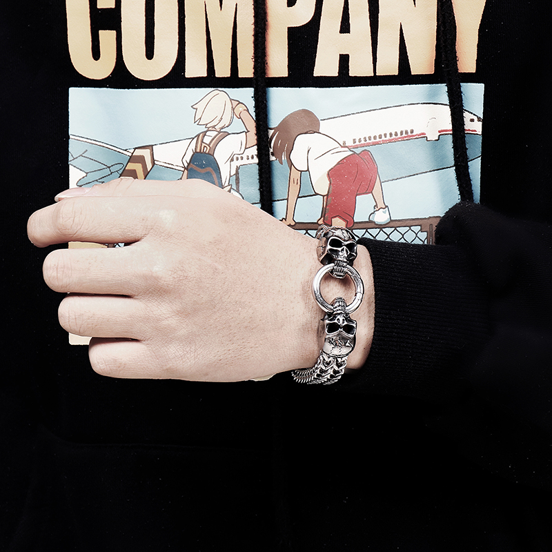 KALEN Punk Stainless Steel Sku - Men Accessories Ring And Bracelet review and price