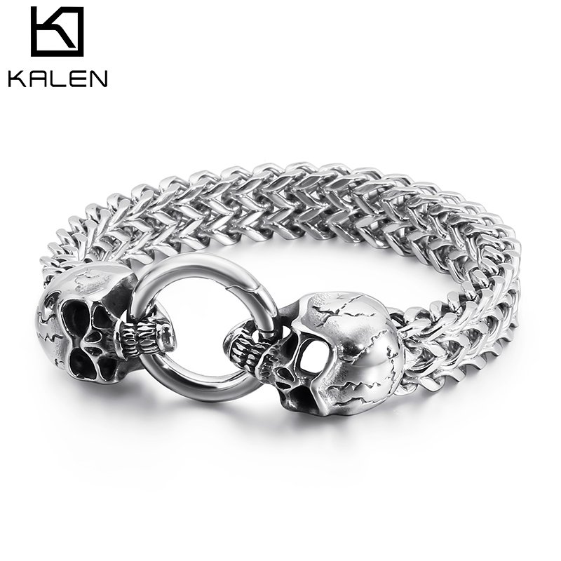 KALEN Punk Stainless Steel Sku - Men Accessories Ring And Bracelet review and price