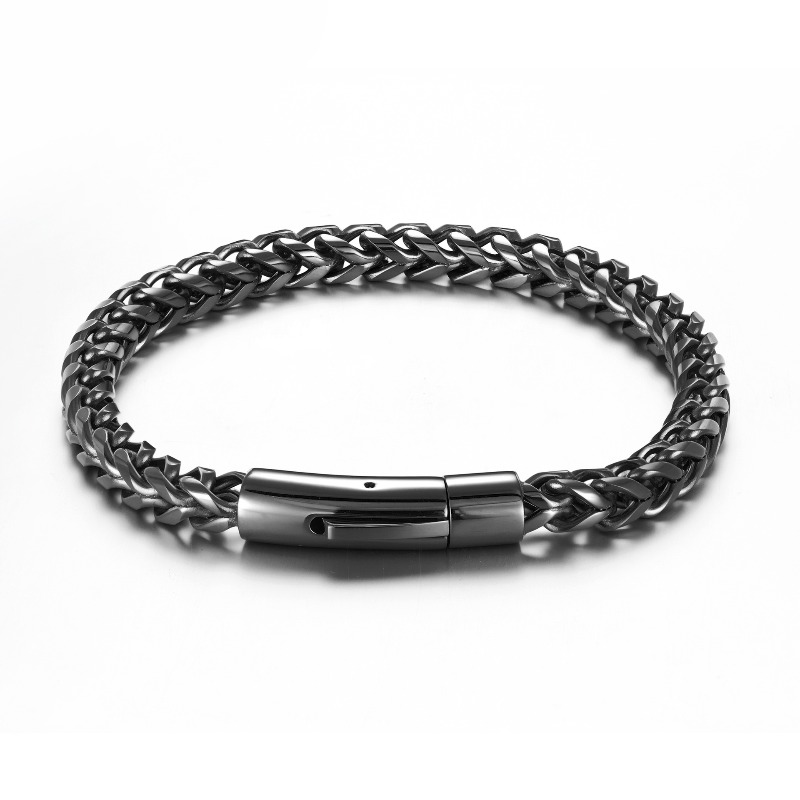 Men's Titanium Steel Niche hig - Men Accessories Ring And Bracelet review and price