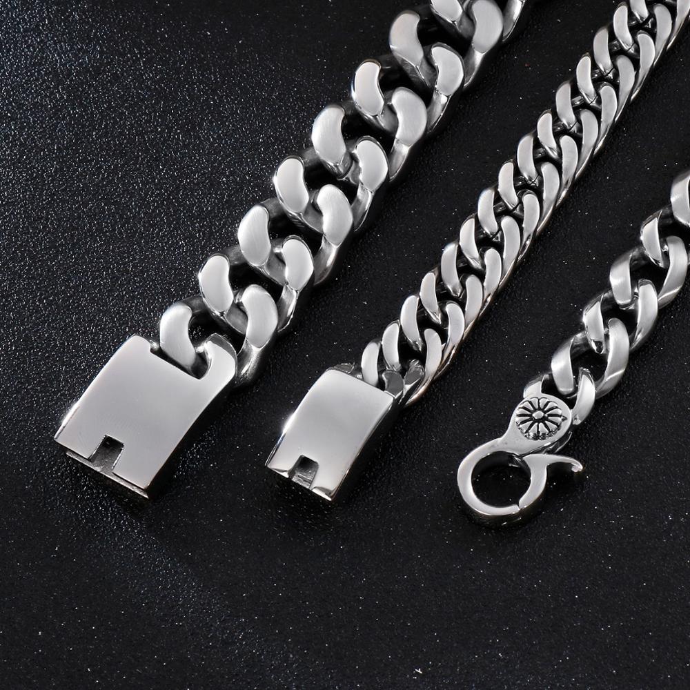 KALEN 22cm Stainless Steel Lin - Men Accessories Ring And Bracelet review and price