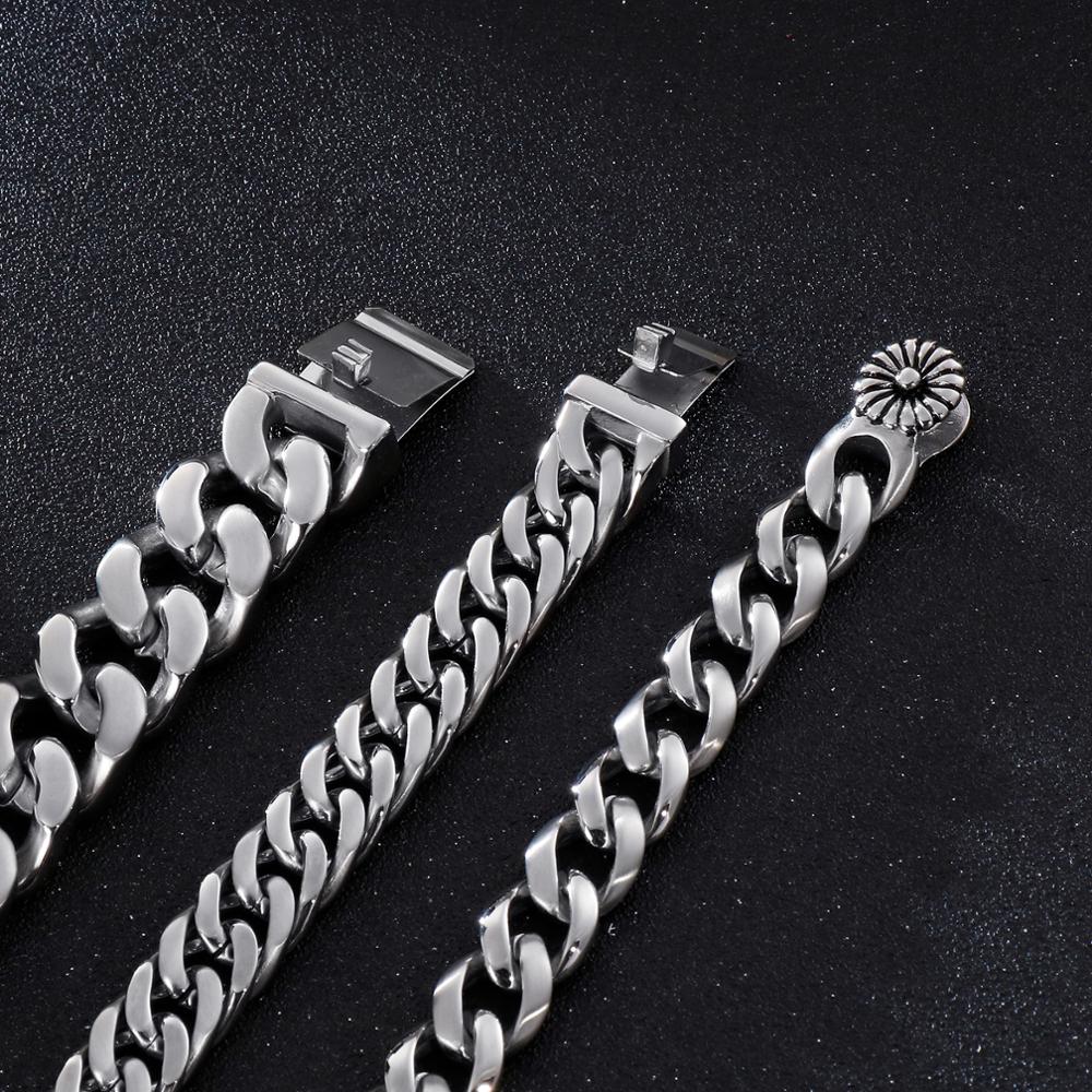 KALEN 22cm Stainless Steel Lin - Men Accessories Ring And Bracelet review and price