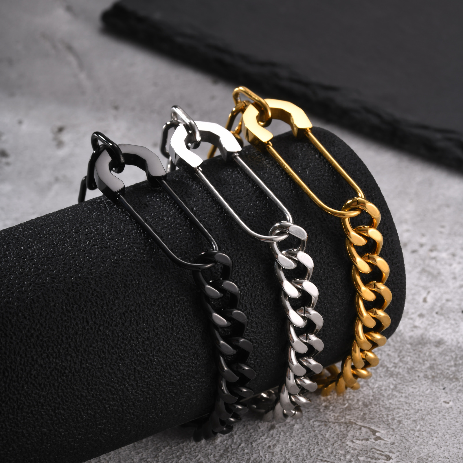 Vnox Men Paperclip Cuban Link  - Men Accessories Ring And Bracelet review and price