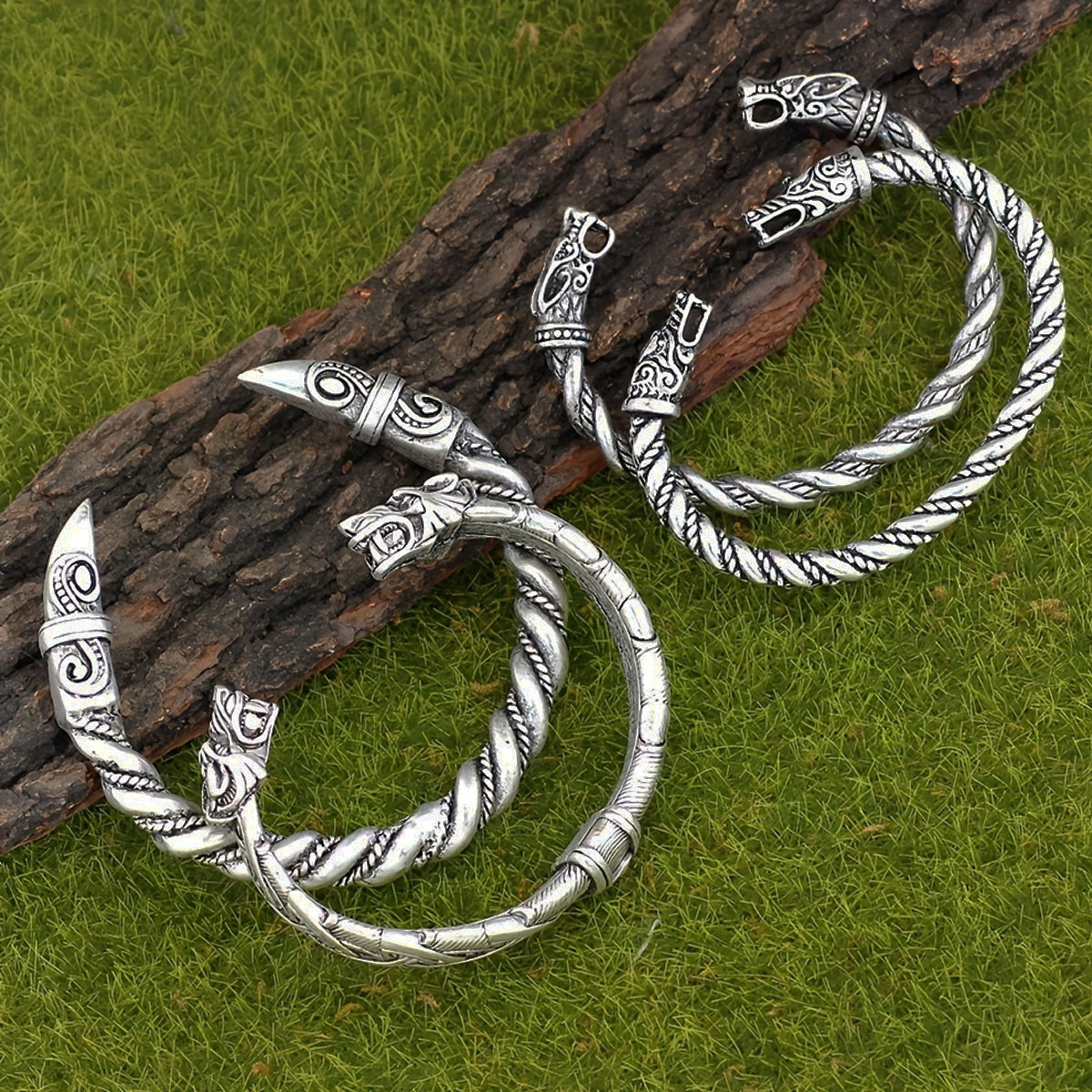 4-piece Nordic Viking Retro No - Men Accessories Ring And Bracelet review and price