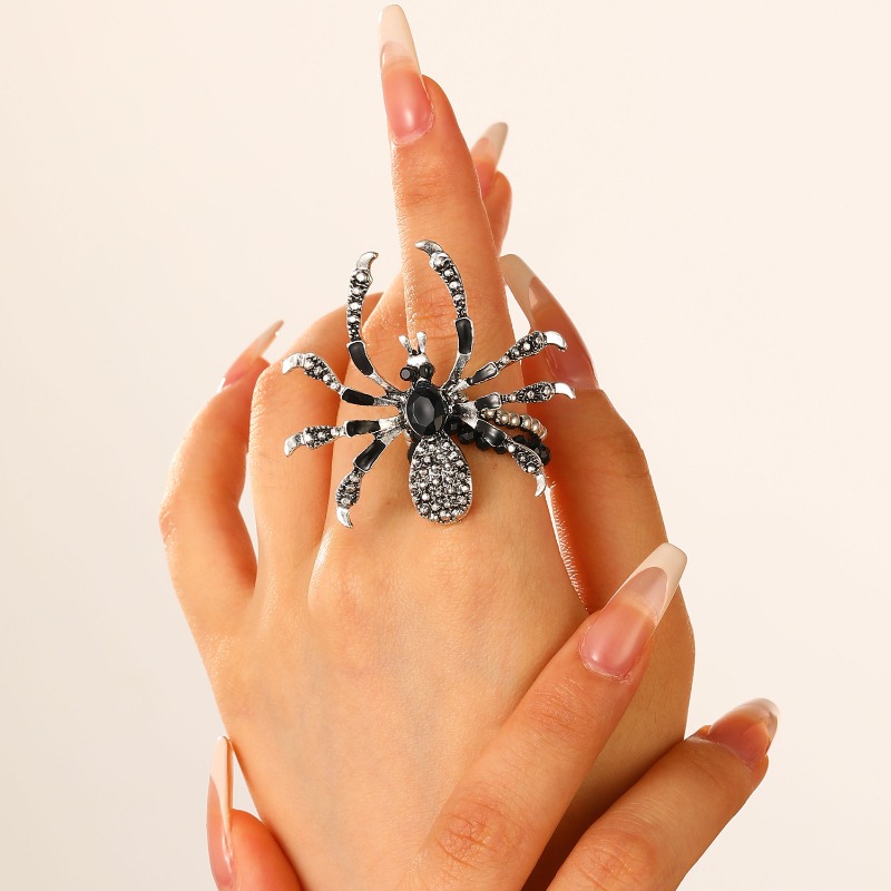 Gothic Spider Beads Bracelet R - Men Accessories Ring And Bracelet review and price