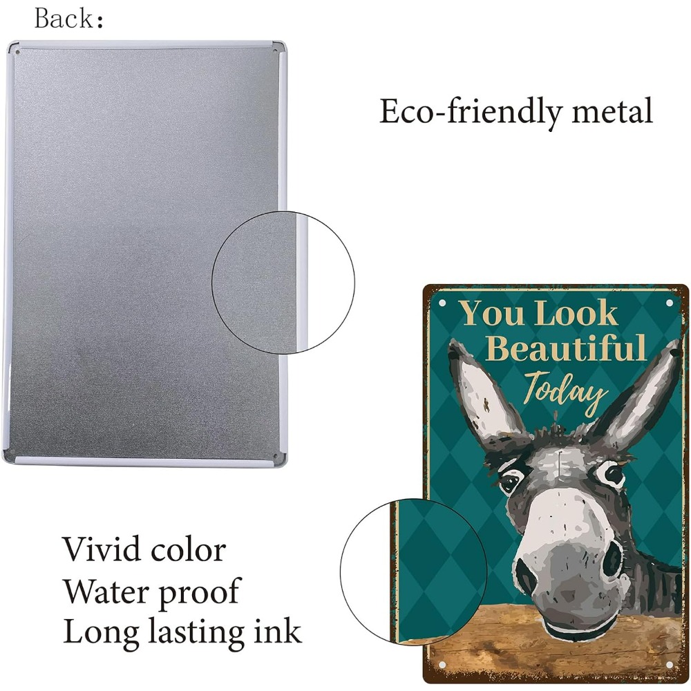 Donkey Vintage Tin Signs You L - Men Accessories Look review and price