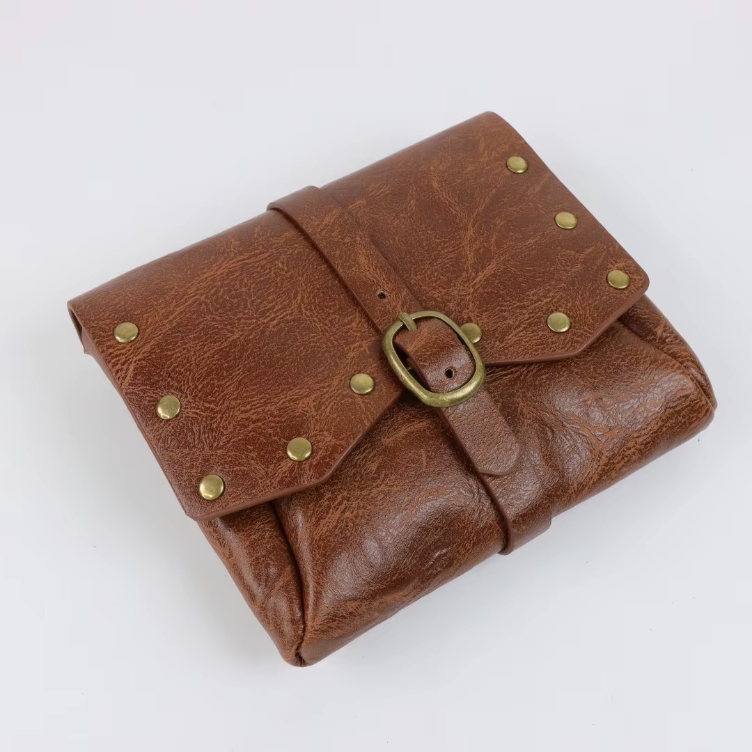 Medieval Viking Leather Pouch  - Men Accessories Gadgets review and price