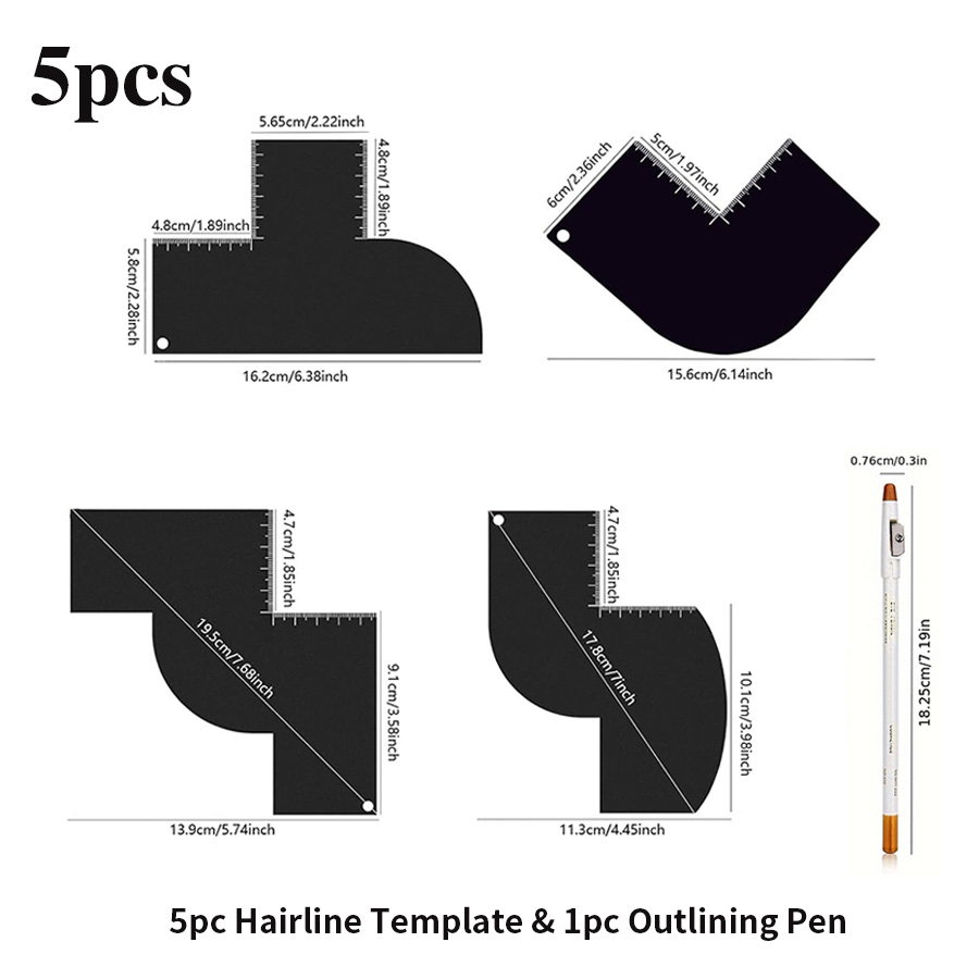 5pcs Hairline Enhancement Card - Men Accessories Combo Set review and price