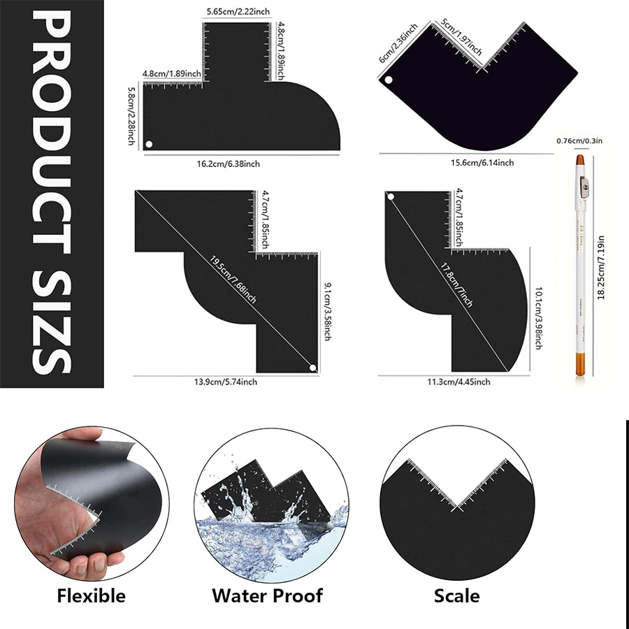 5pcs Hairline Enhancement Card - Men Accessories Combo Set review and price